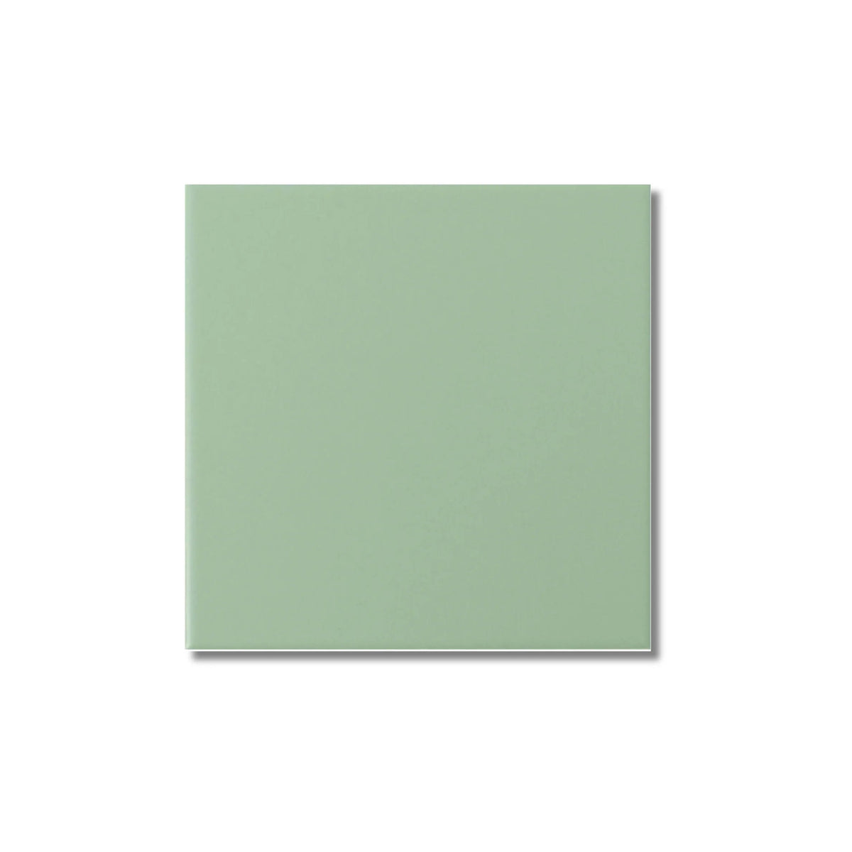 Modern Square Sage Green Flat Matt 15x15cm - Metro Tiles