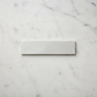 Opal White Gloss Wall Tiles 7.5x30cm