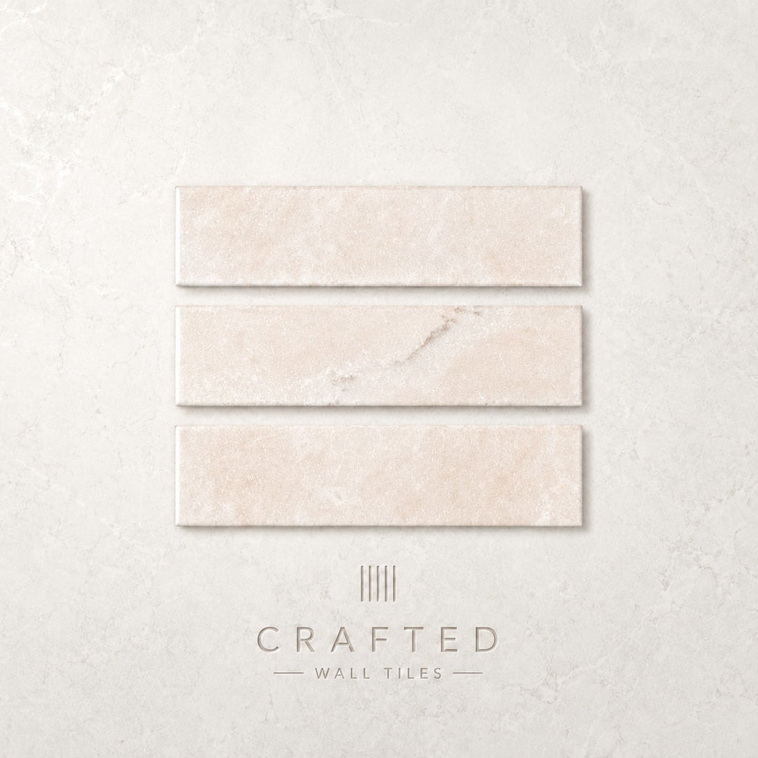 Chelsea Cream Marble Porcelain Tile 6x25cm