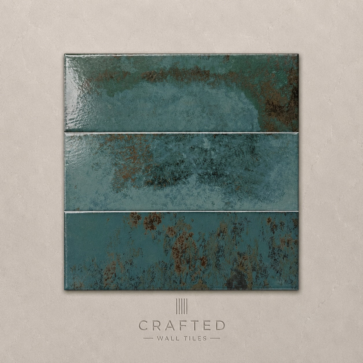 Precinct Turquoise Wall Tile 10x30cm