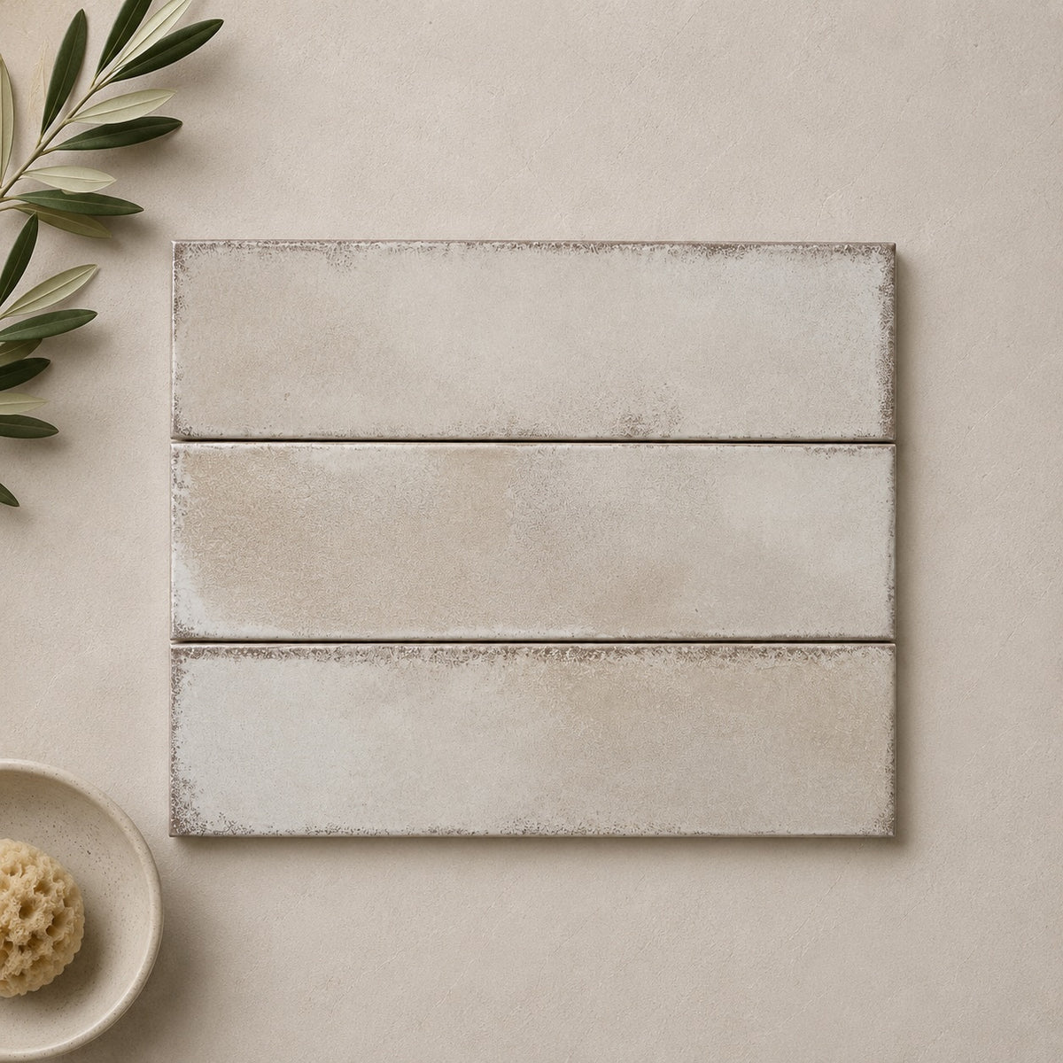 Realm Pearl Wall Tile 31.5x8cm