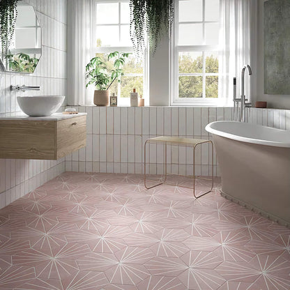 Verona Antique White Wall Tiles 7.5x30cm