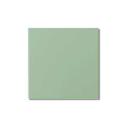 Modern Square Sage Green Flat Matt 15x15cm - Metro Tiles