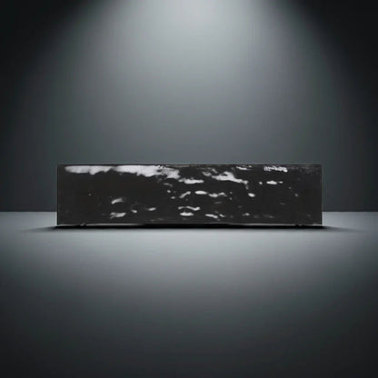 Rio Black Night Gloss Wall Tiles 7.5x30cm - Metro Tiles