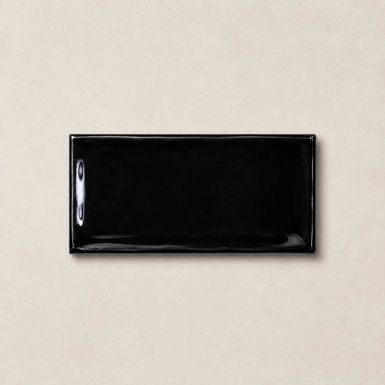 Victorian Black Wall Tile 7.5x15cm