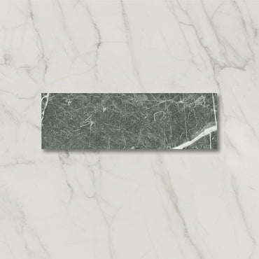 Chelsea Green Marble Porcelain Tile 6x25cm