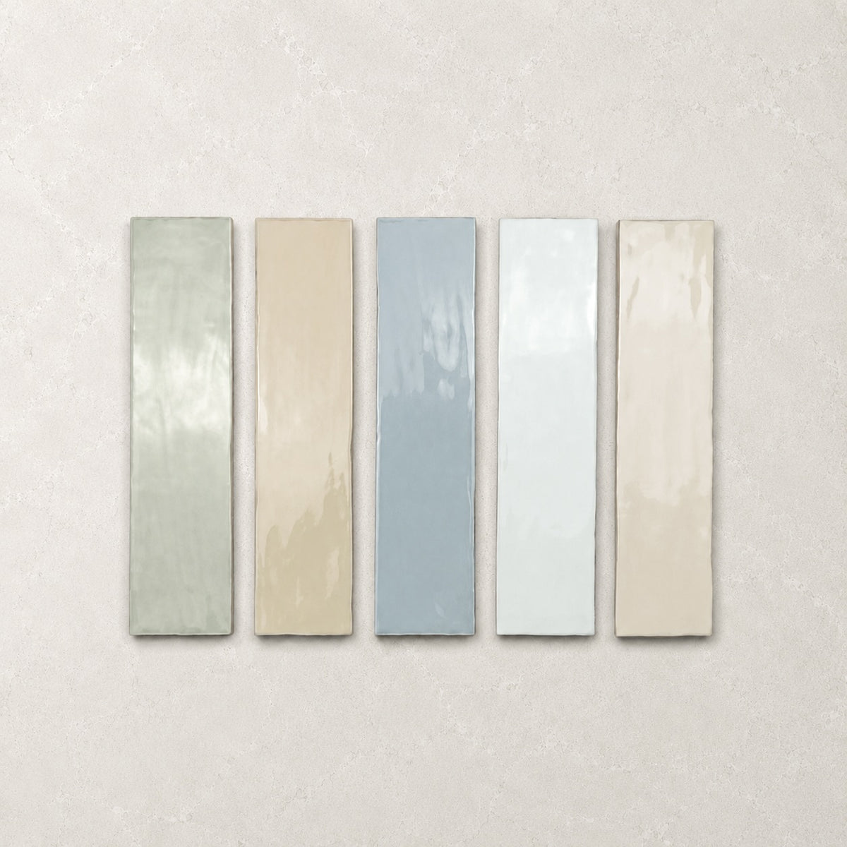 Countrywide Duck Egg Handmade Effect Wall Tile 7.5x30cm