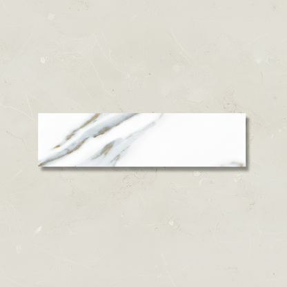 Gold Marble Brick 7.5x30cm