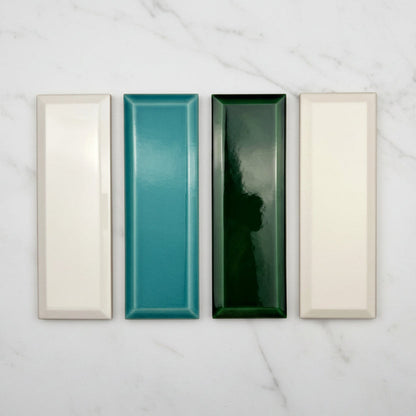 New York Metro Cotton White Matt Wall Tiles