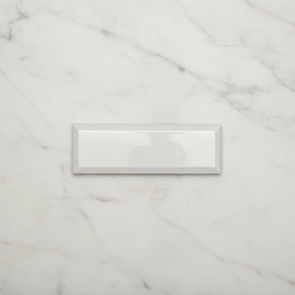 New York Metro Ice White Gloss Wall Tiles