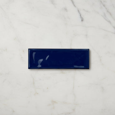 Riviera Blue Ripple Gloss Wall Tile 6.5x20cm