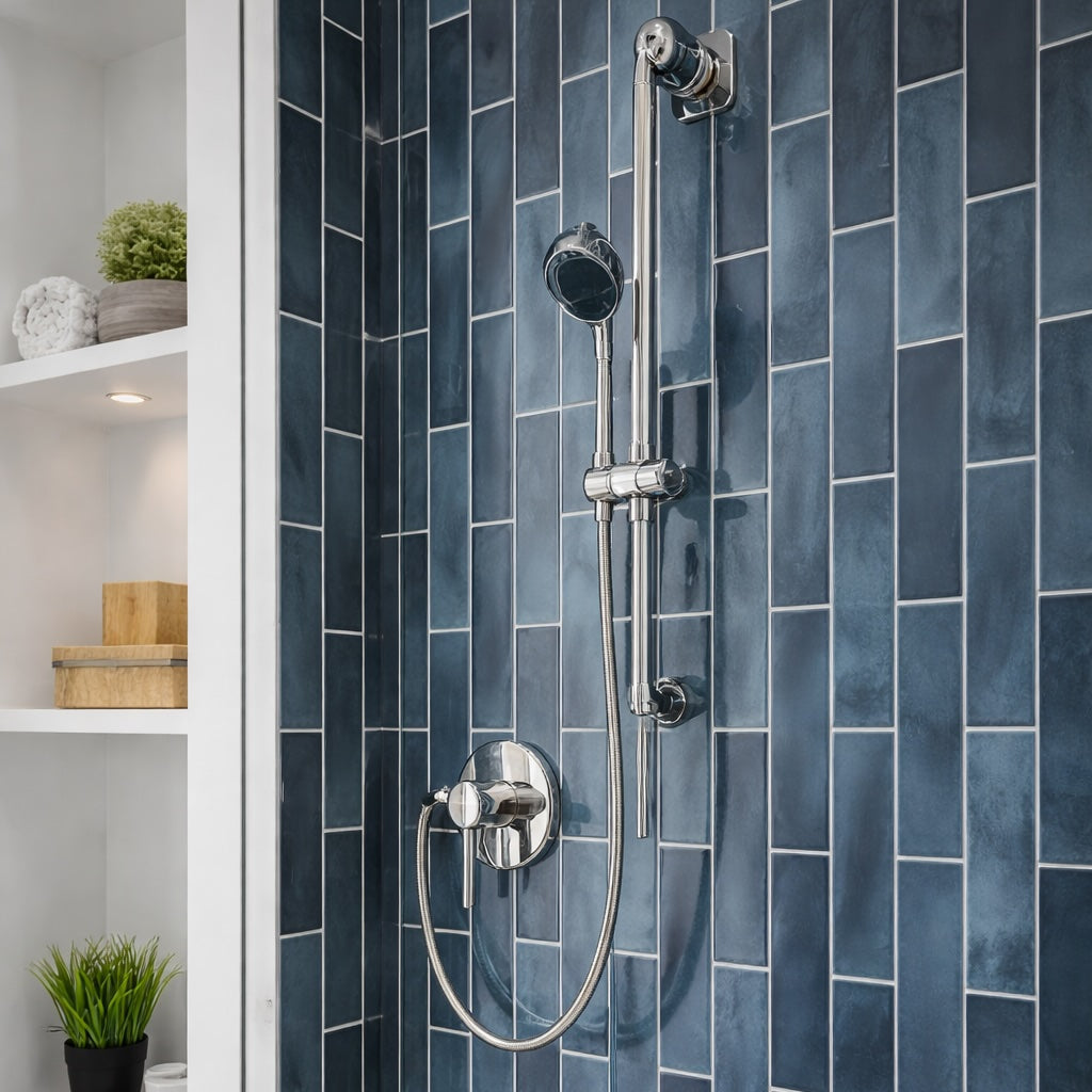Opal Marine Gloss Wall Tiles 7.5x30cm