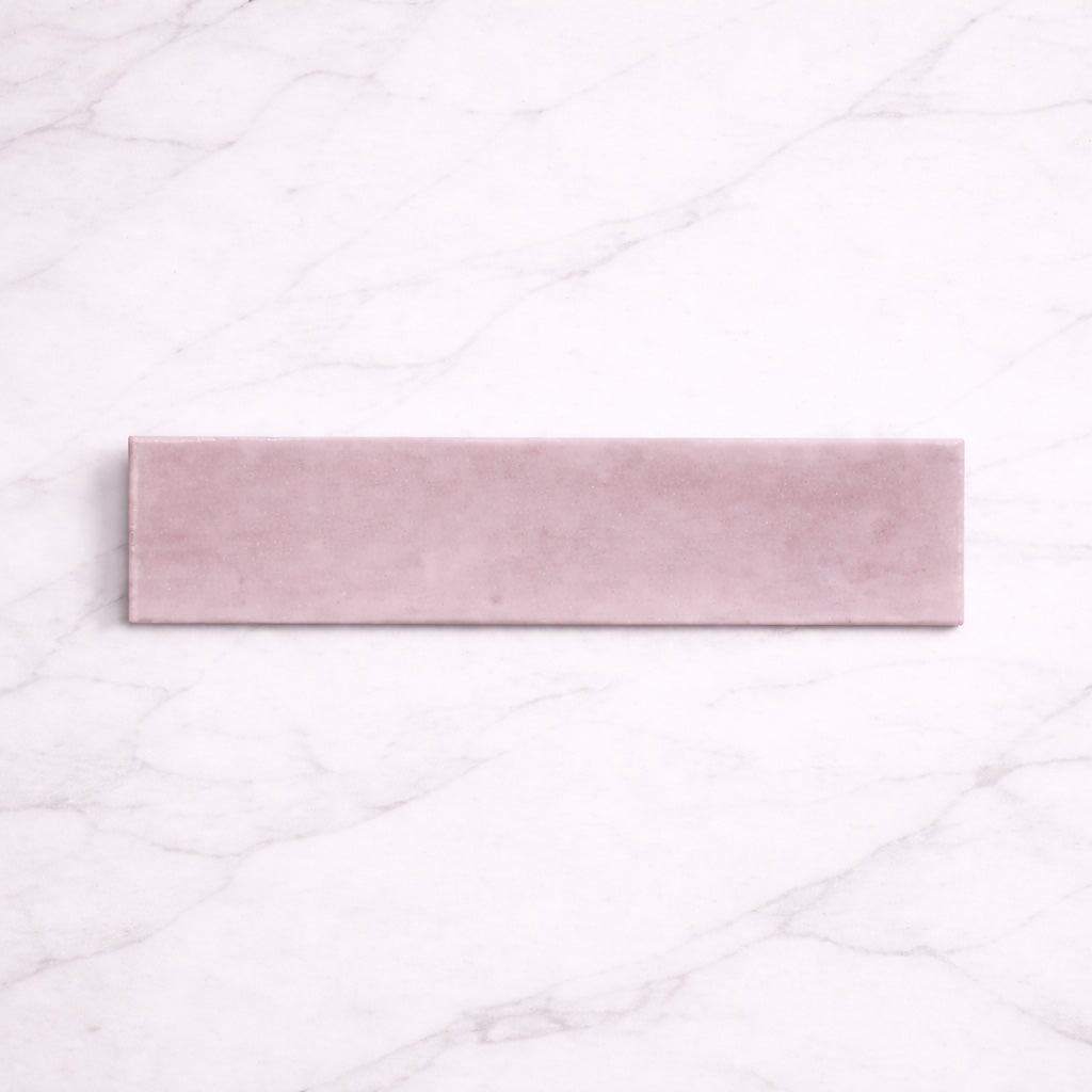 Opal Pink Gloss Wall Tiles 7.5x30cm