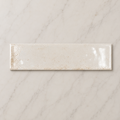 Rustic Porcelain Coconut White Wall Tile 30x7.5cm