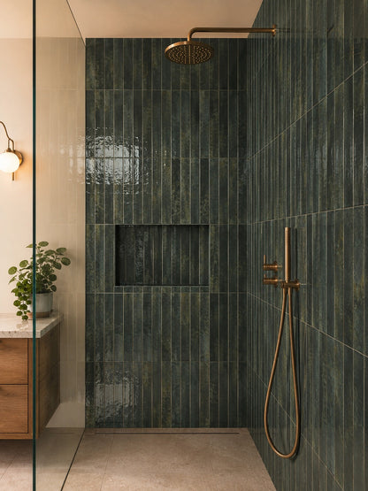 Bali Pine Green Wall Tile 5x40cm