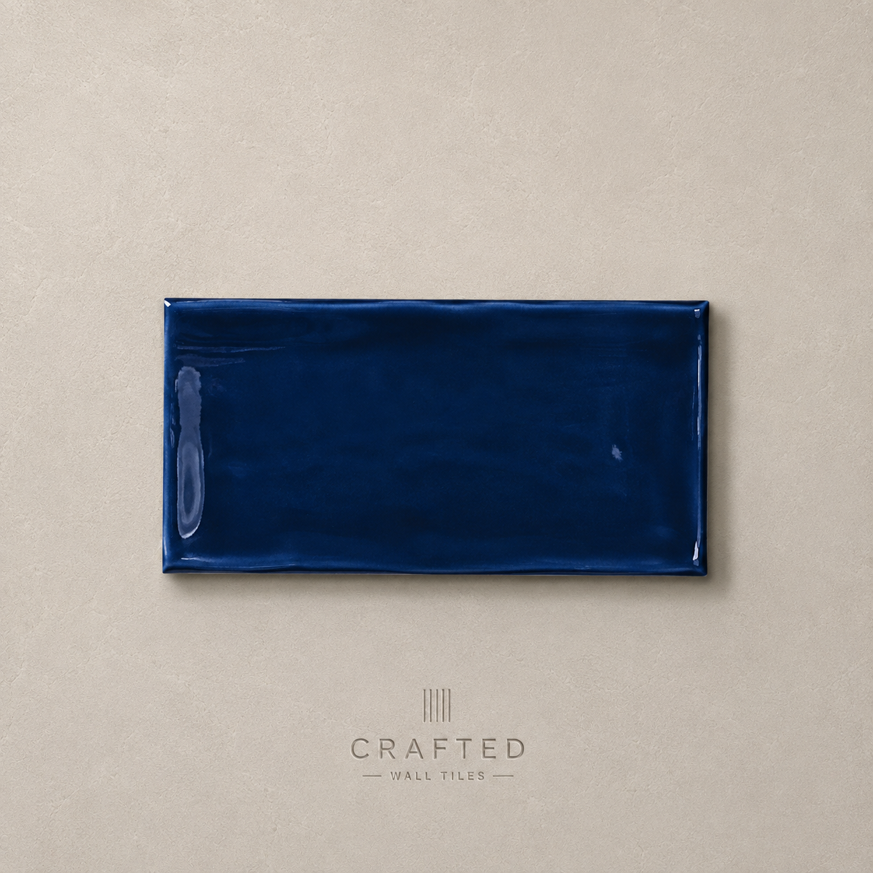 Victorian Blue Wall Tile 7.5x15cm